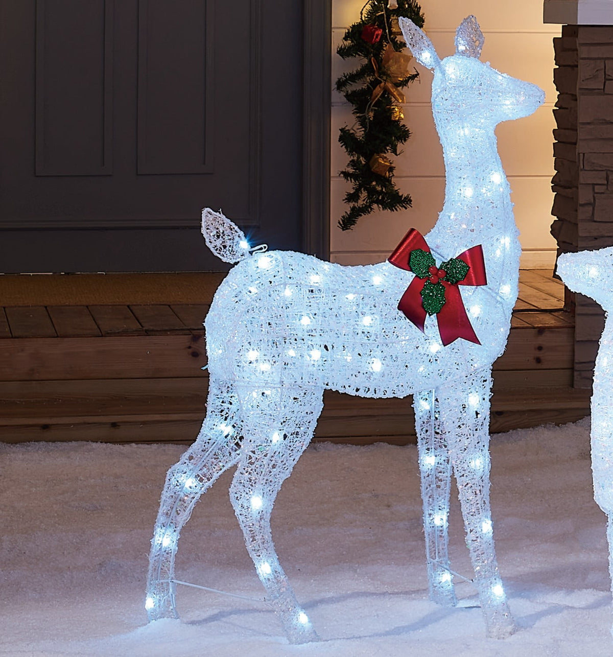 Light-Up LED Christmas Set of 3 Deer Family Decoration Set, by Holiday Time