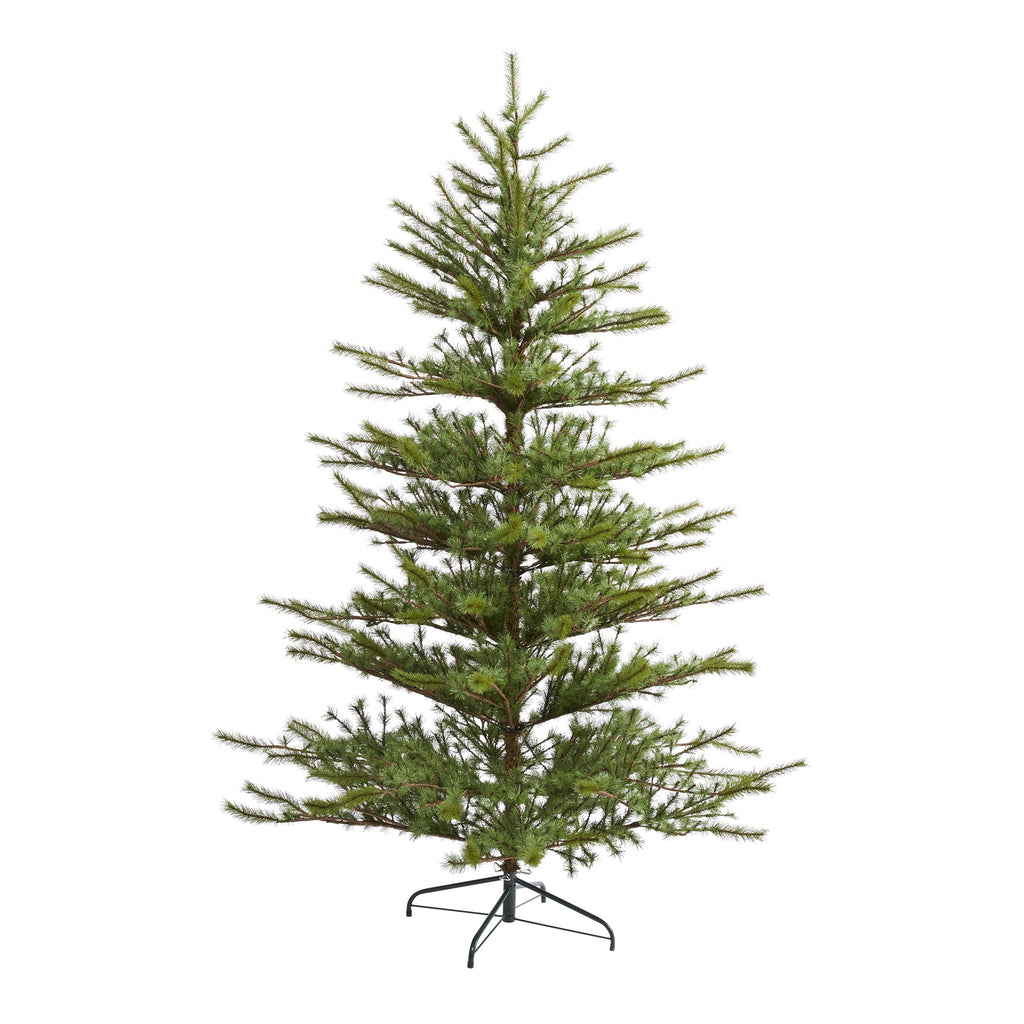 7ft. Vancouver Mountain Pine Artificial Christmas Tree with 374 Bendable Branches