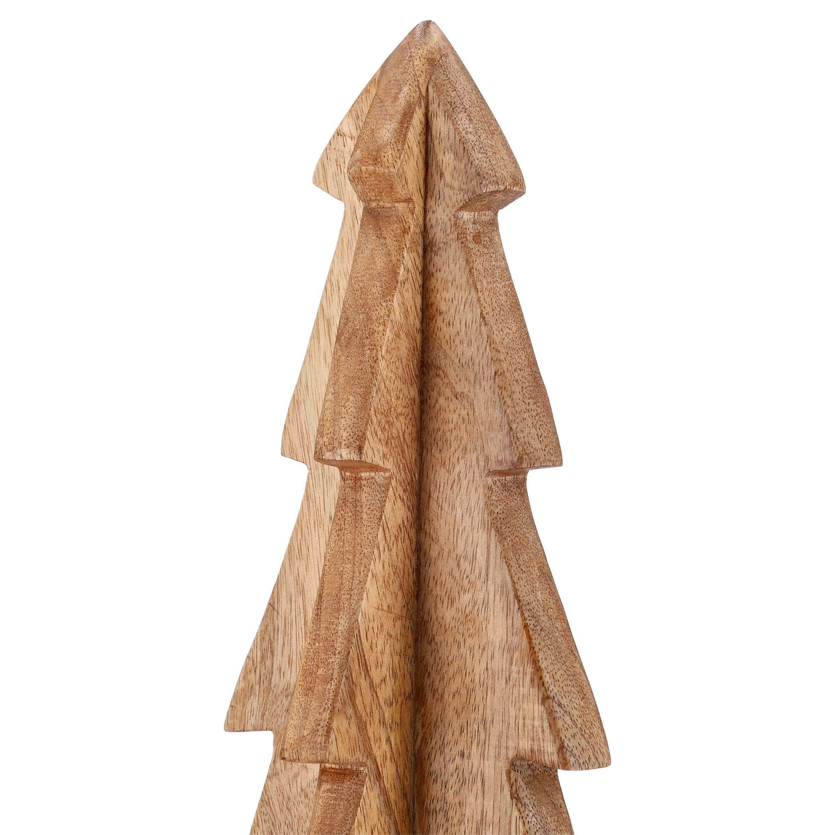 Wooden Christmas Tree Decoration, Natural, 16", by Holiday Time