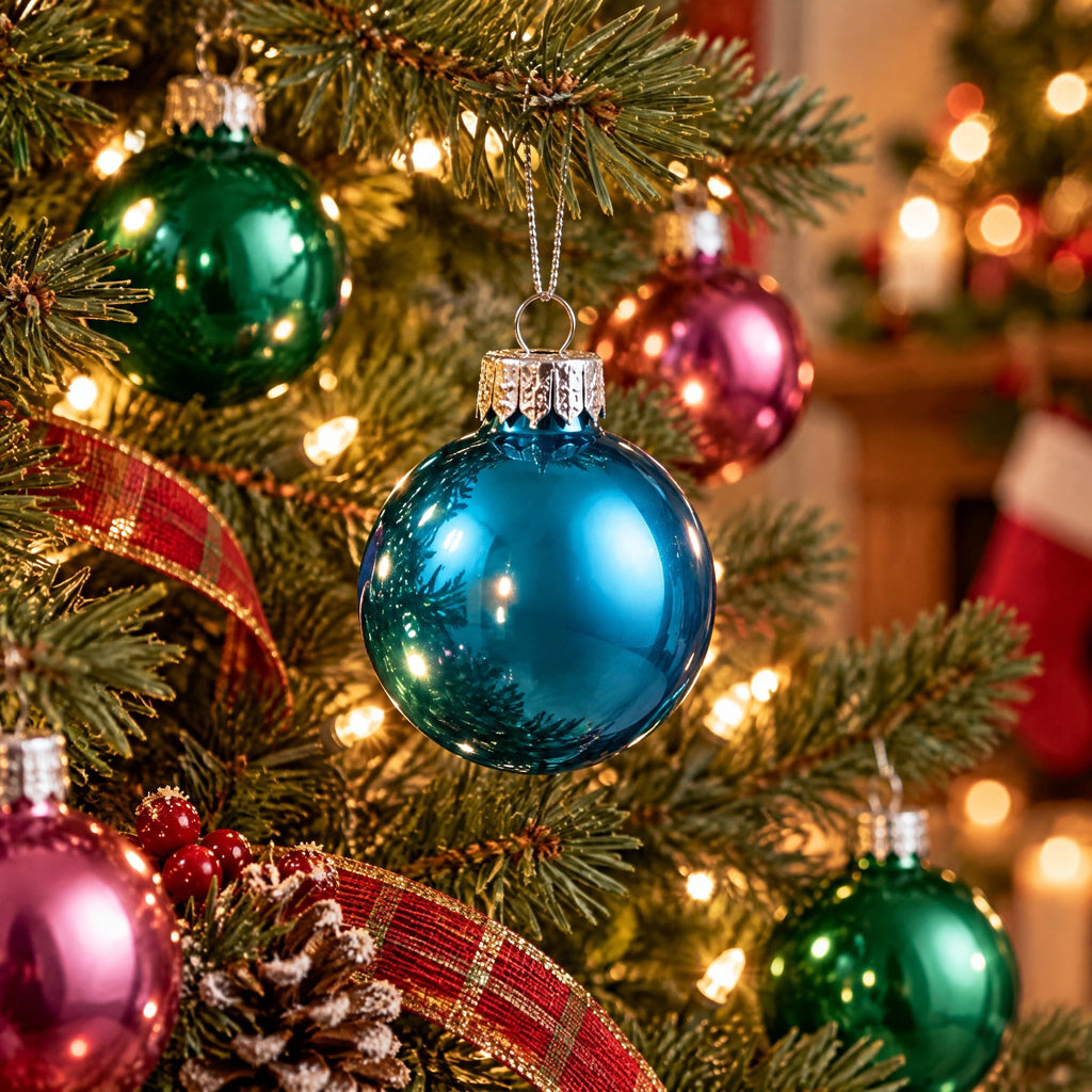 8-Count Champagne and White Ball Shatterproof Christmas Ornaments, 4.5", by Holiday Time