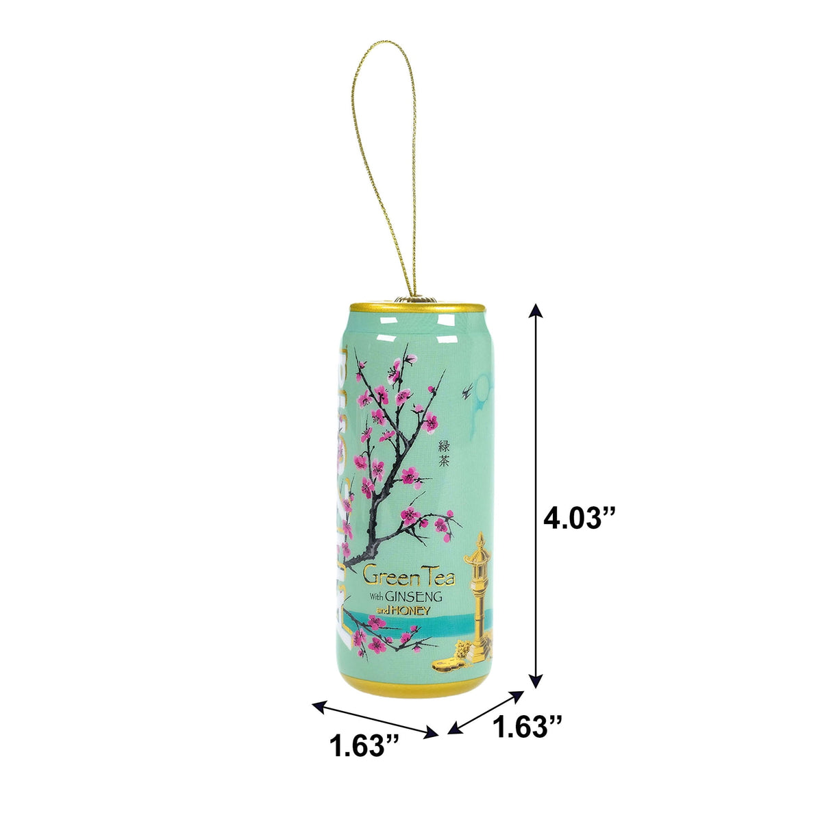 Arizona Green Tea Can Christmas Tree Ornament