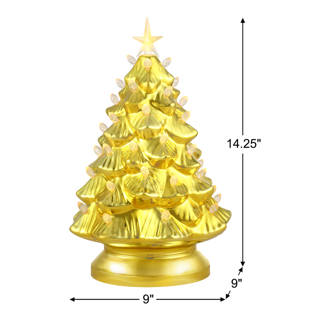 Mr. Christmas 24 in. Nostalgic Ceramic Tree - Green