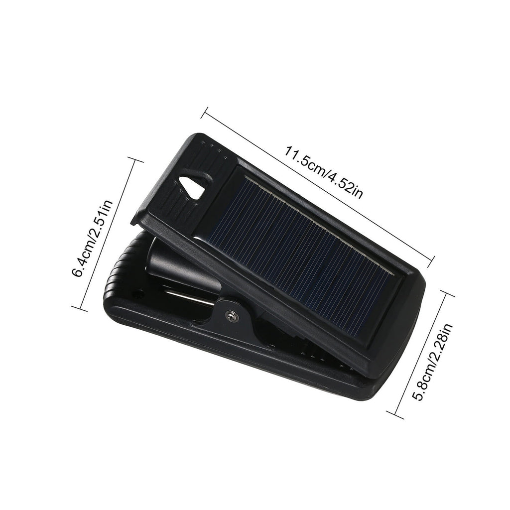 Gnmfd Solar Clip Lights Outdoor Motion Sensor LED Solar Security Lights Wireless IP65 Garden, Fence, Patio, Porch, Yard, Pathway, Energy Saving Auto On Off Lighting