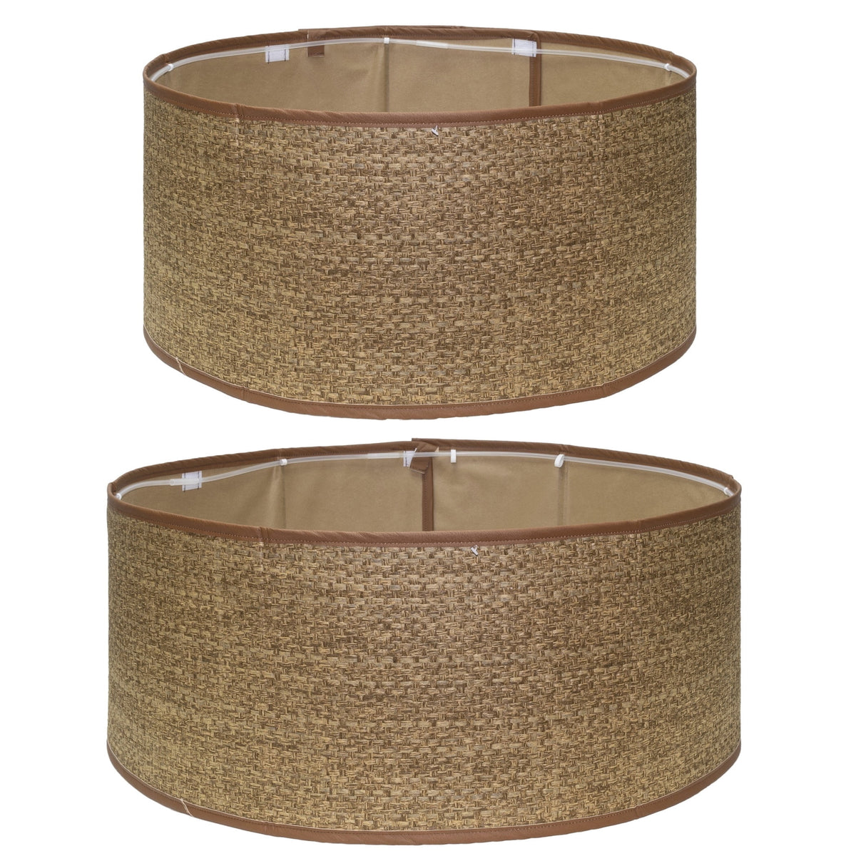 Wicker Stand Band Adjustable Christmas Tree Collar, Brown, 22"-26", by Holiday Time