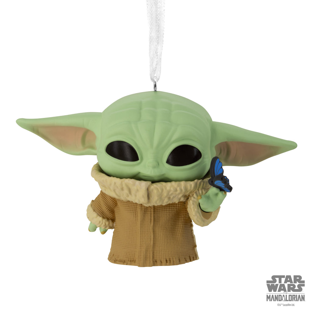 Hallmark The Mandalorian Grogu Butterfly Funko POP Ornament, 1 Count