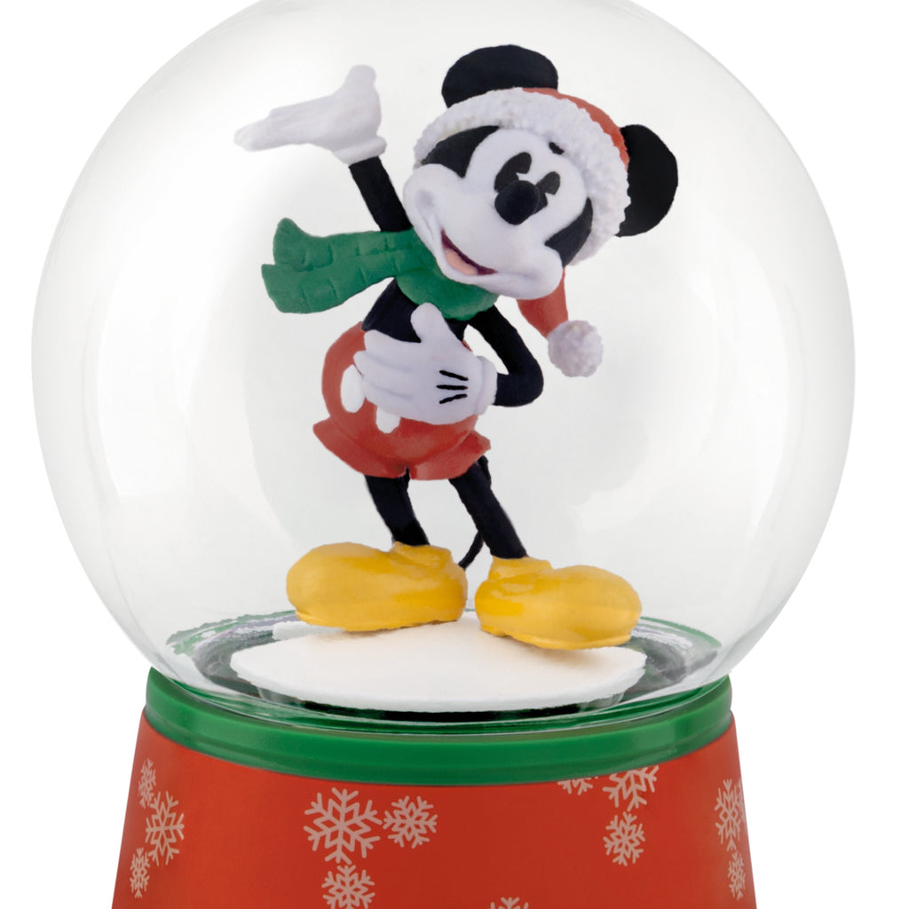 Hallmark Ornament (Disney Mickey Mouse Musical Snow Globe), 1 Count