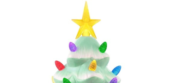 Mr. Christmas 12 in. Nostalgic Ceramic Tree - Green