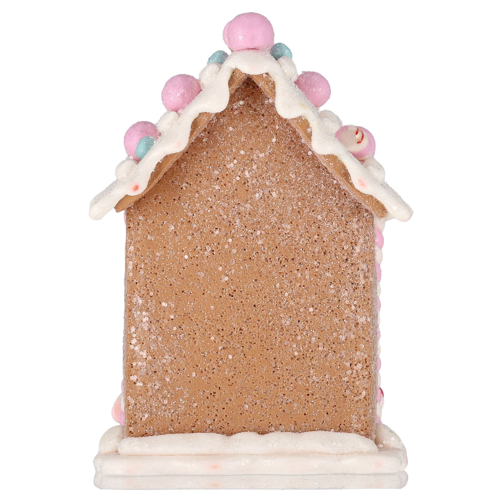 Clay Dough Gingerbread House with Santa Christmas Decoration, Multicolor, 5.3", by Holiday Time