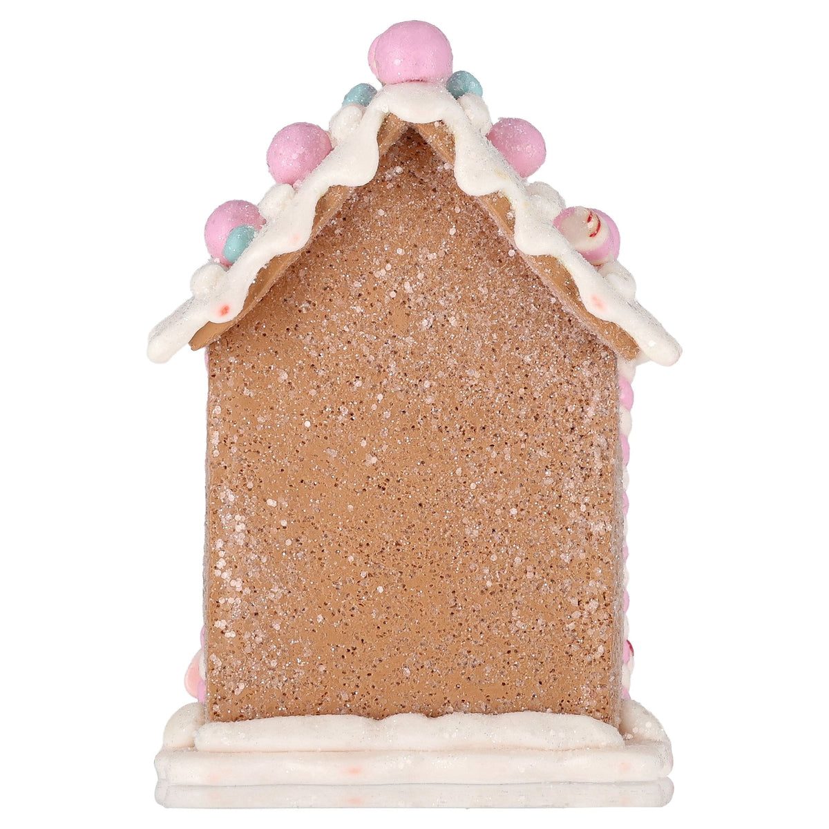 Clay Dough Gingerbread House with Santa Christmas Decoration, Multicolor, 5.3", by Holiday Time
