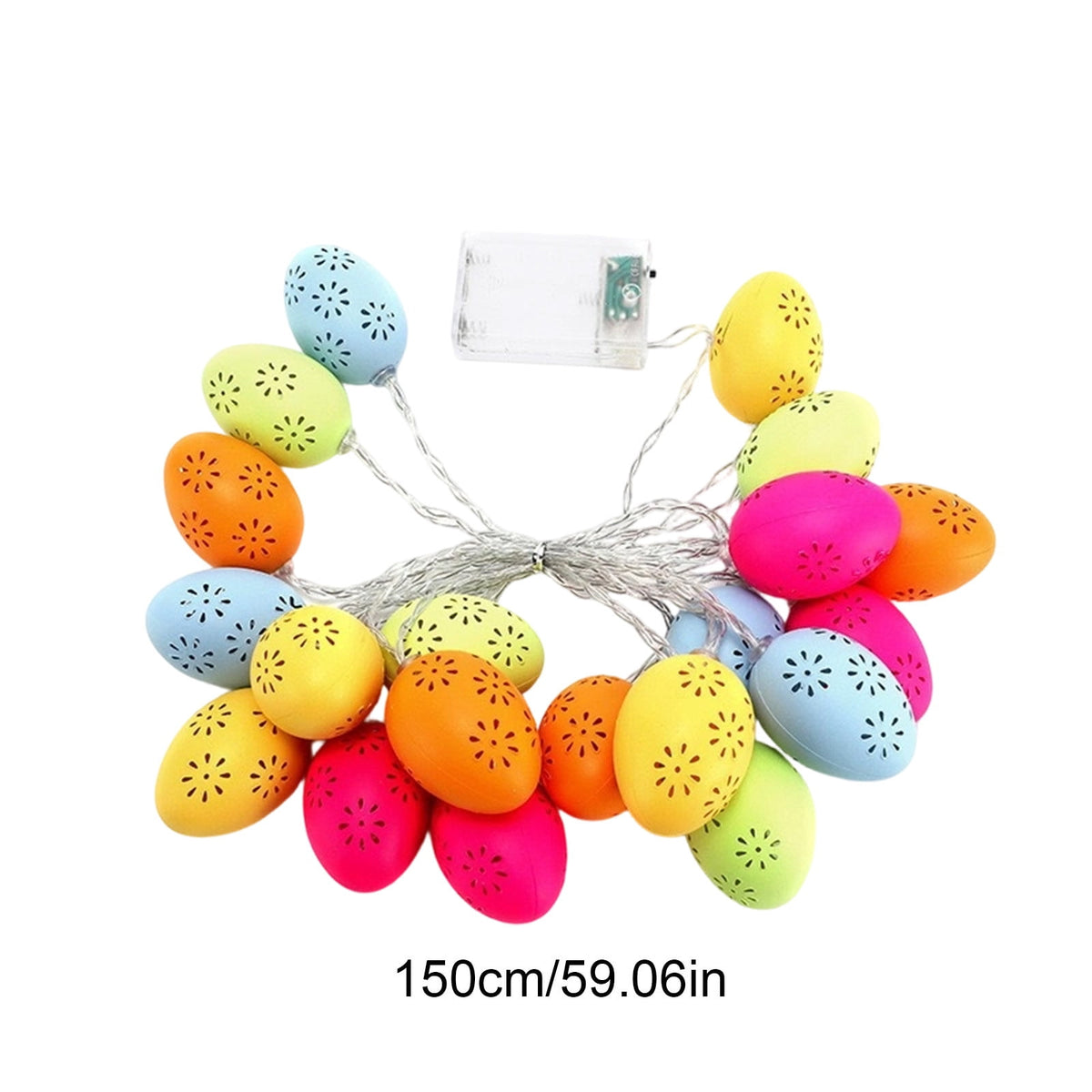 XGFHYJEH Easter Lighted Window Decorations, Easter Egg Lights, Easter Lights, Egg String Lights, Easter Decorations Indoors, Easter Hanging Decoration