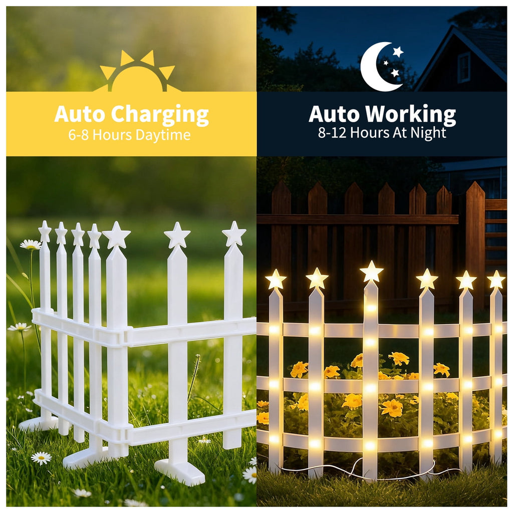 8 Pack Christmas Decoration lights with Stakes for Garden, Christmas Pathway Lights for Outdoor