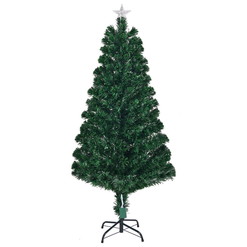Ktaxon Black Christmas Tree 6ft Artificial Xmas Tree with 250 LEDs,Indoor Holidays Decoration,8 Modes