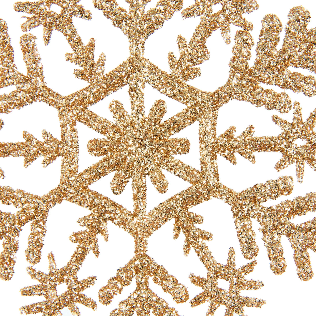20-Count Pink Glitter Snowflake Christmas Ornaments, 3.9", by Holiday Time