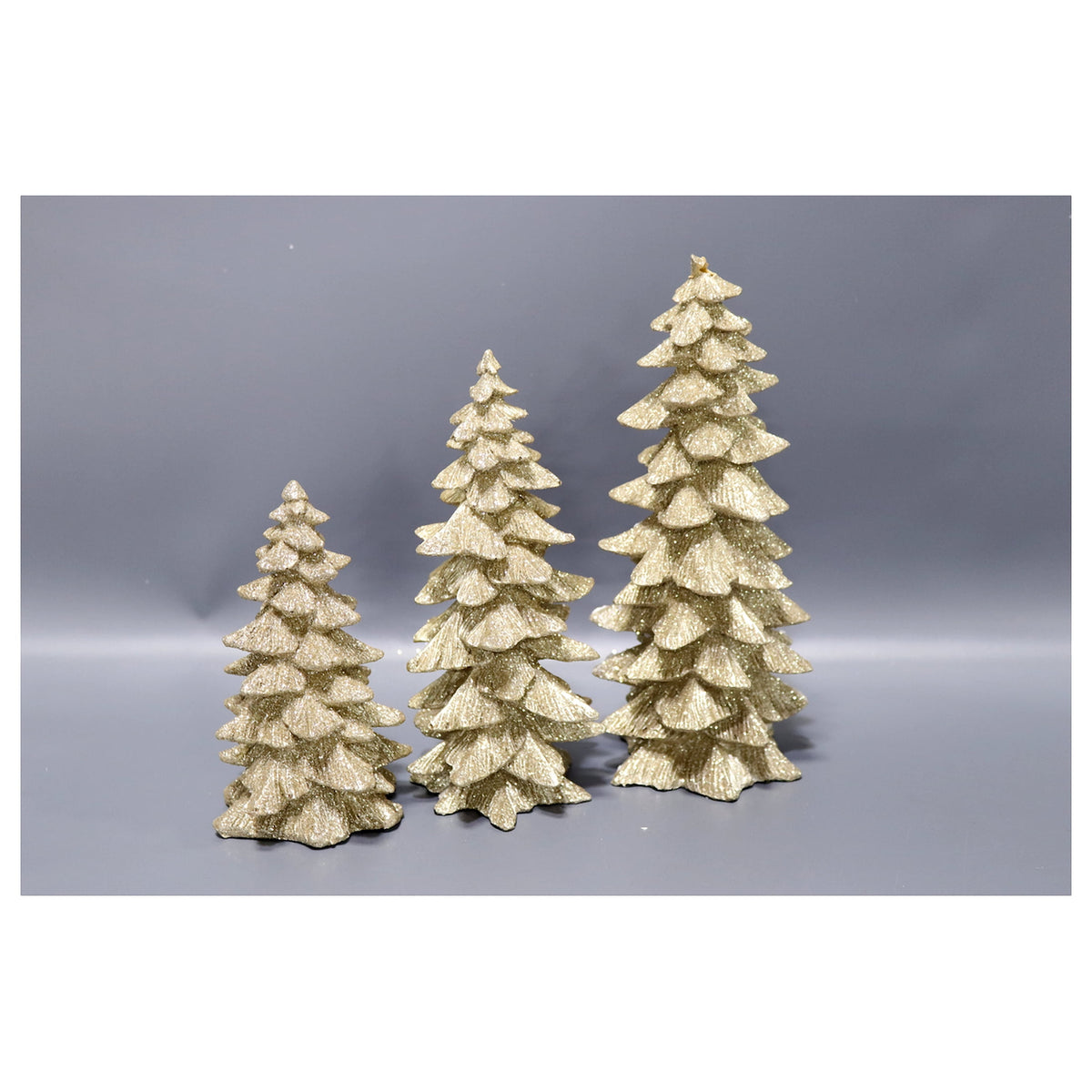 Raz Imports Home for The Holidays 9.5" Tree, Set of 3