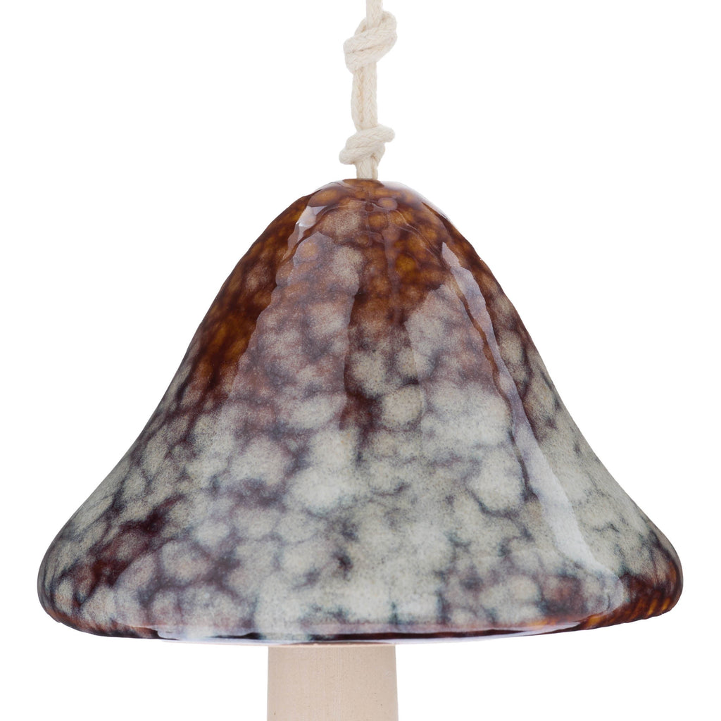Brown Ceramic Mushroom Christmas Ornament, 6.5", by Holiday Time