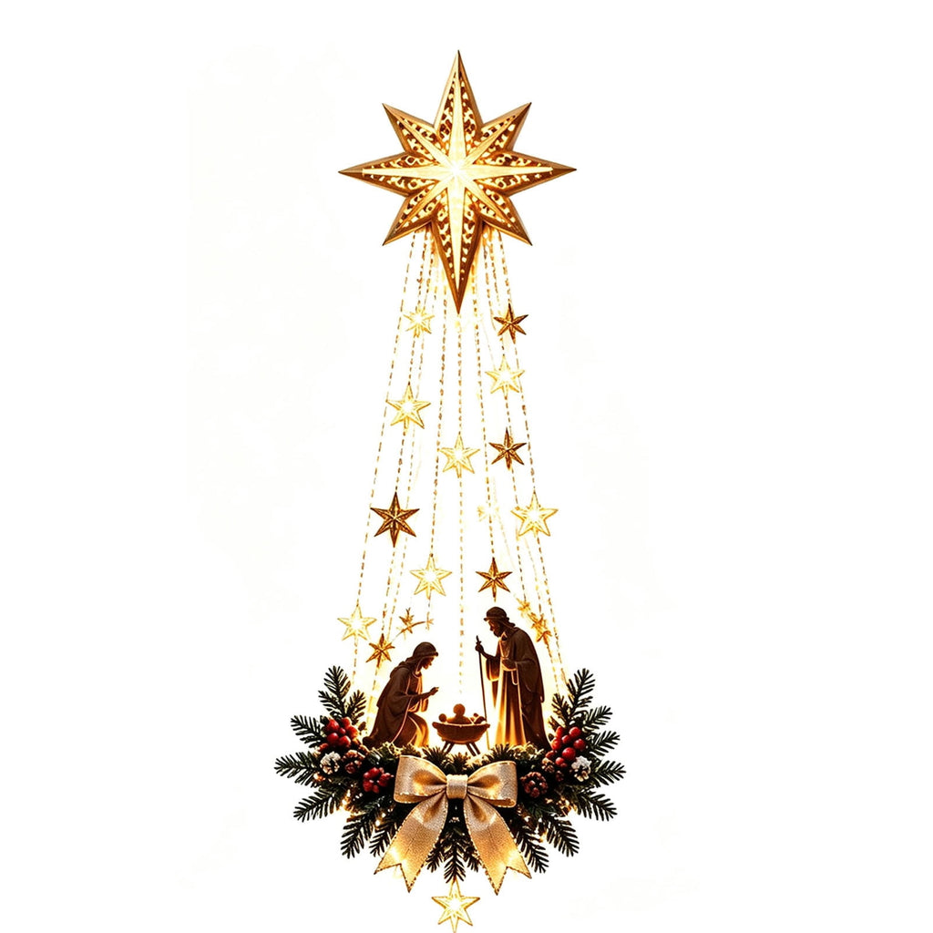 Snowman Magic Fountain, Flowing Snowflake LED Christmas Garden Light,Solar Power and Outdoor Garden Stake for Christmas Yard Decor