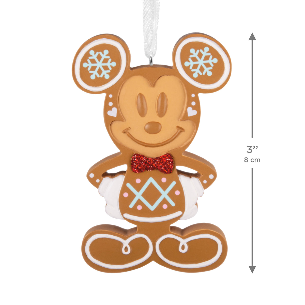Hallmark Christmas Ornament (Disney Mickey Mouse Gingerbrd Cookie), 1 Count