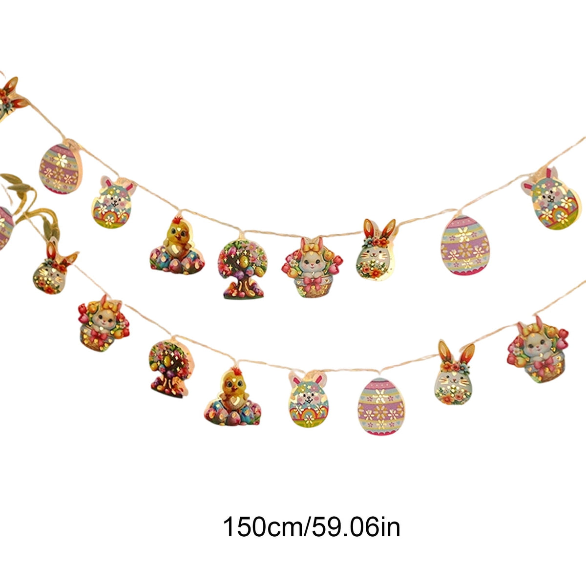 XGFHYJEH Easter Light Egg String Lights Battery Operated 15M 10LED Fairy String Lights for Easter Decor Indoor Bedroom Patio Spring Theme Party Decor
