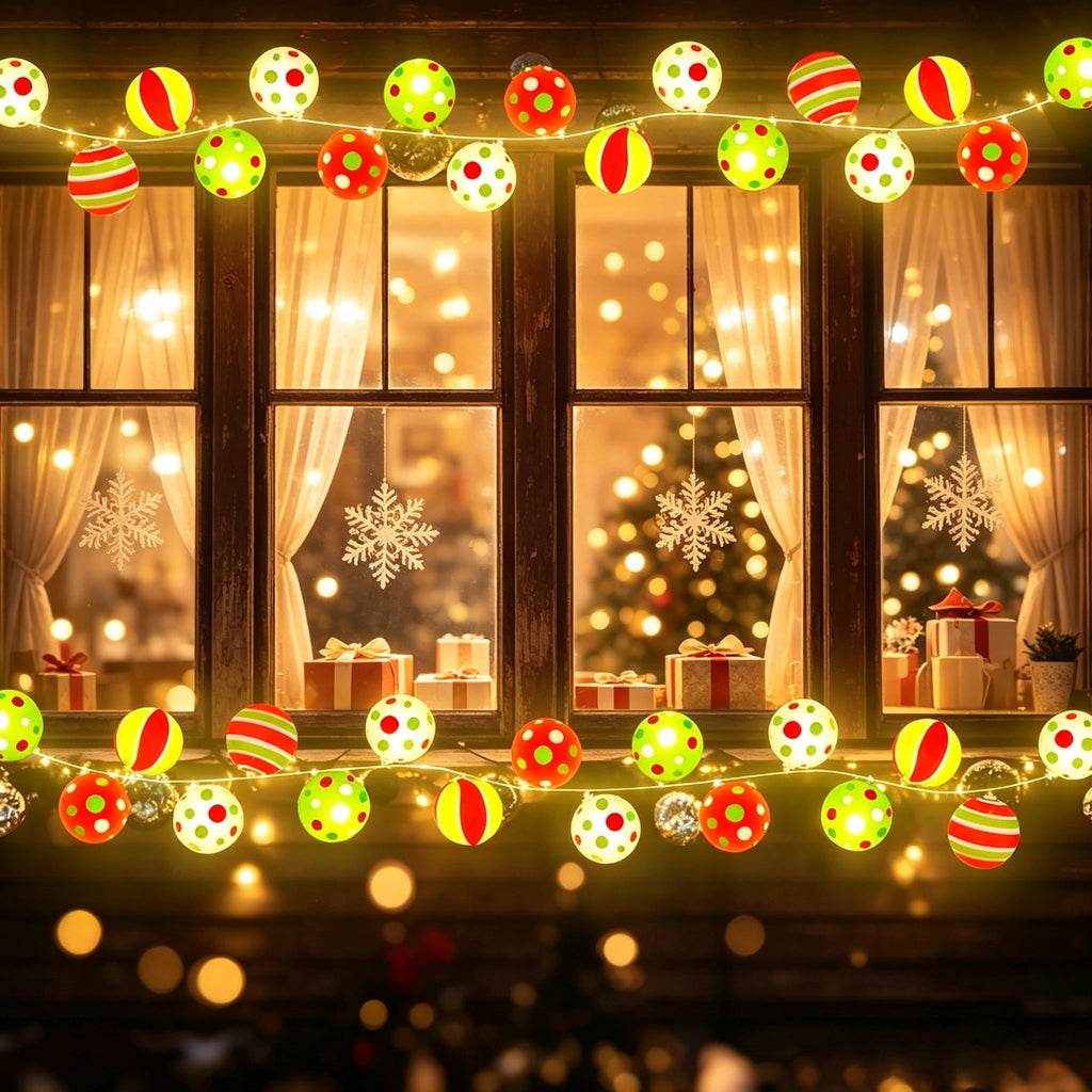 Battery Operated Christmas Lights, 10 Ft 20 LED Waterproof Christmas String Lights with Timer & 8 Modes for Christmas Tree Wreath Decorations Holiday Home Garden Indoor Outdoor Decor