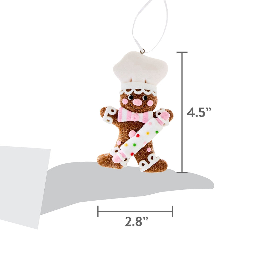 Multicolor Clay Dough Baking Gingerbread Chef Christmas Ornament, 4.5", by Holiday Time