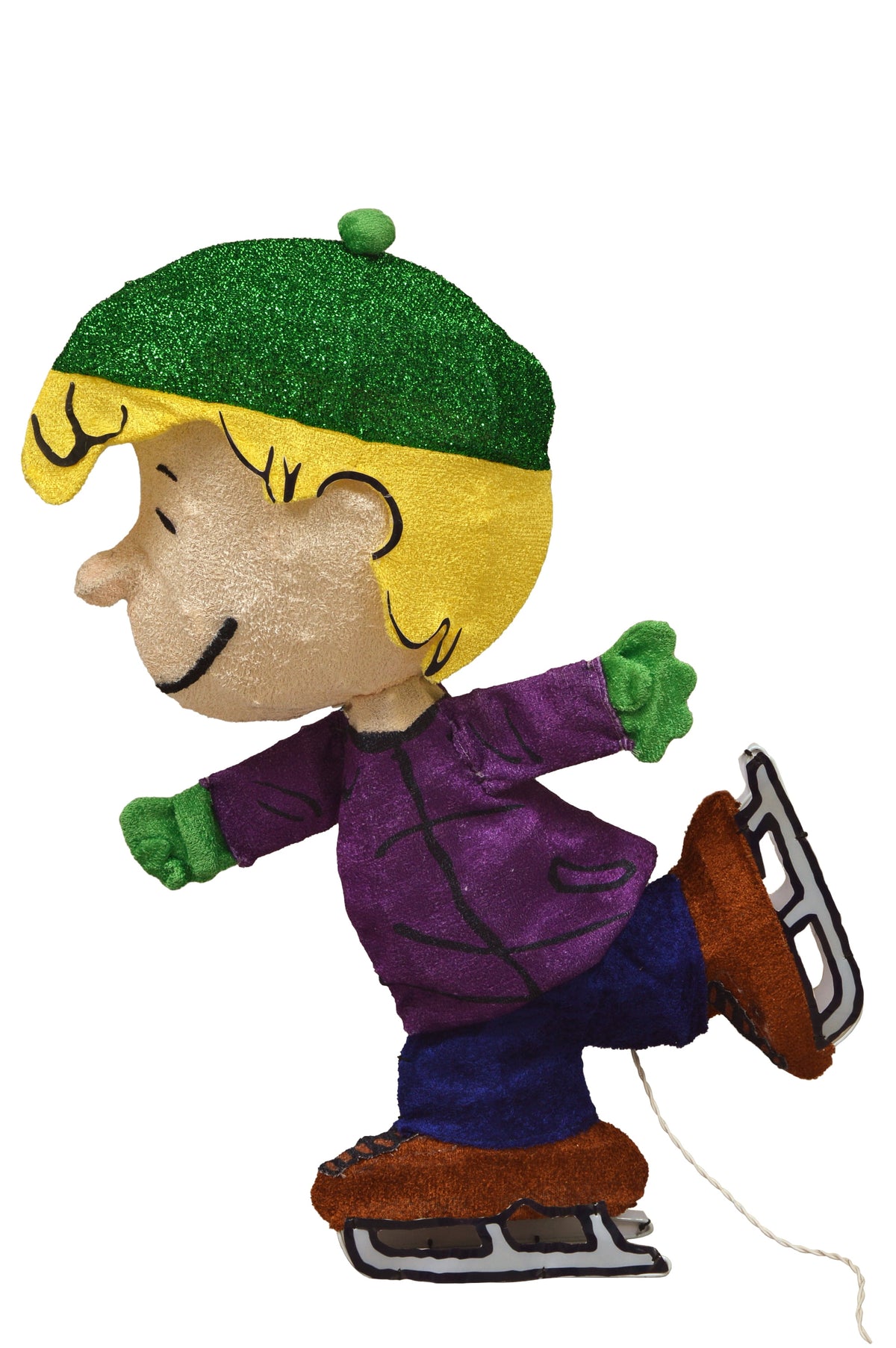 32INCH Skating Sally Peanuts 3D Lighted LED Holiday Charlie Brown Christmas Yard Decor