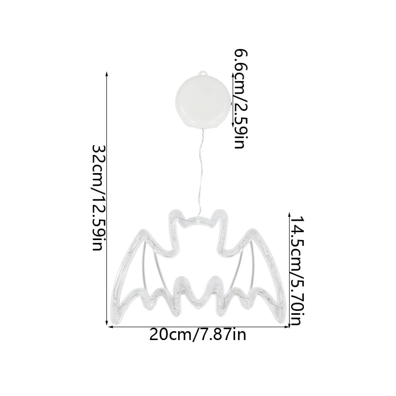 Halloween Window Lights Home Indoor LED Pumpkin Spider Ghost LED Sucker Lamp 2024 Halloween Party Hanging Decoration Kids Favors