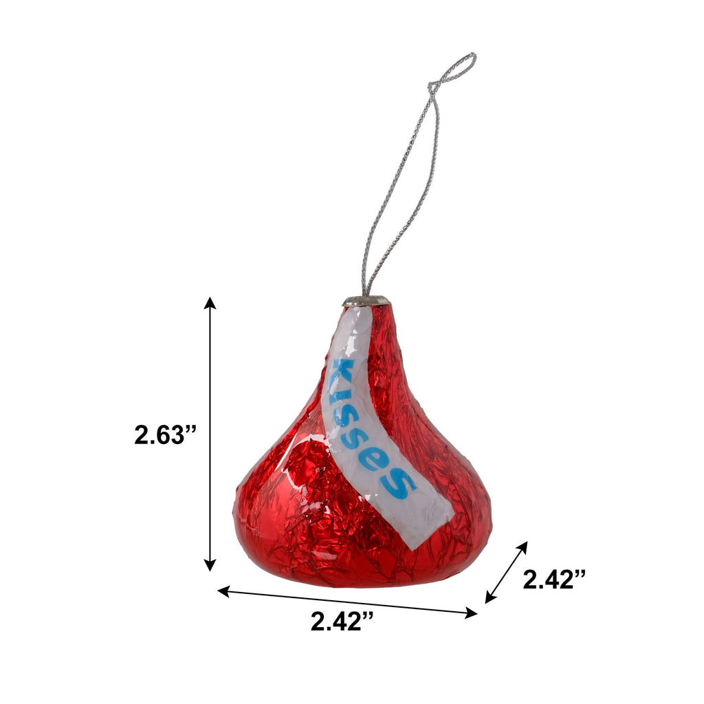 Hershey’s Kisses Red Foil Figural Christmas Tree Ornament