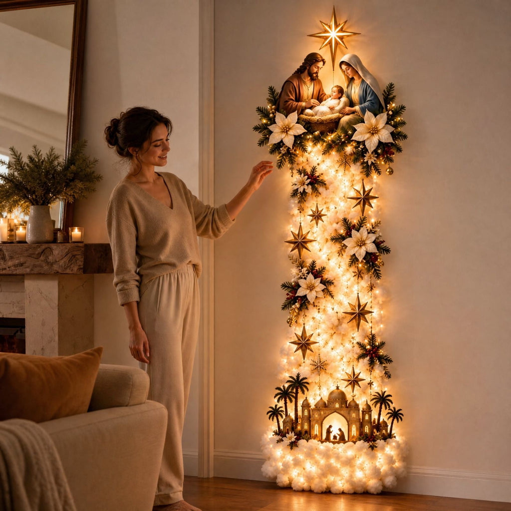 Snowman Magic Fountain, Flowing Snowflake LED Christmas Garden Light,Solar Power and Outdoor Garden Stake for Christmas Yard Decor