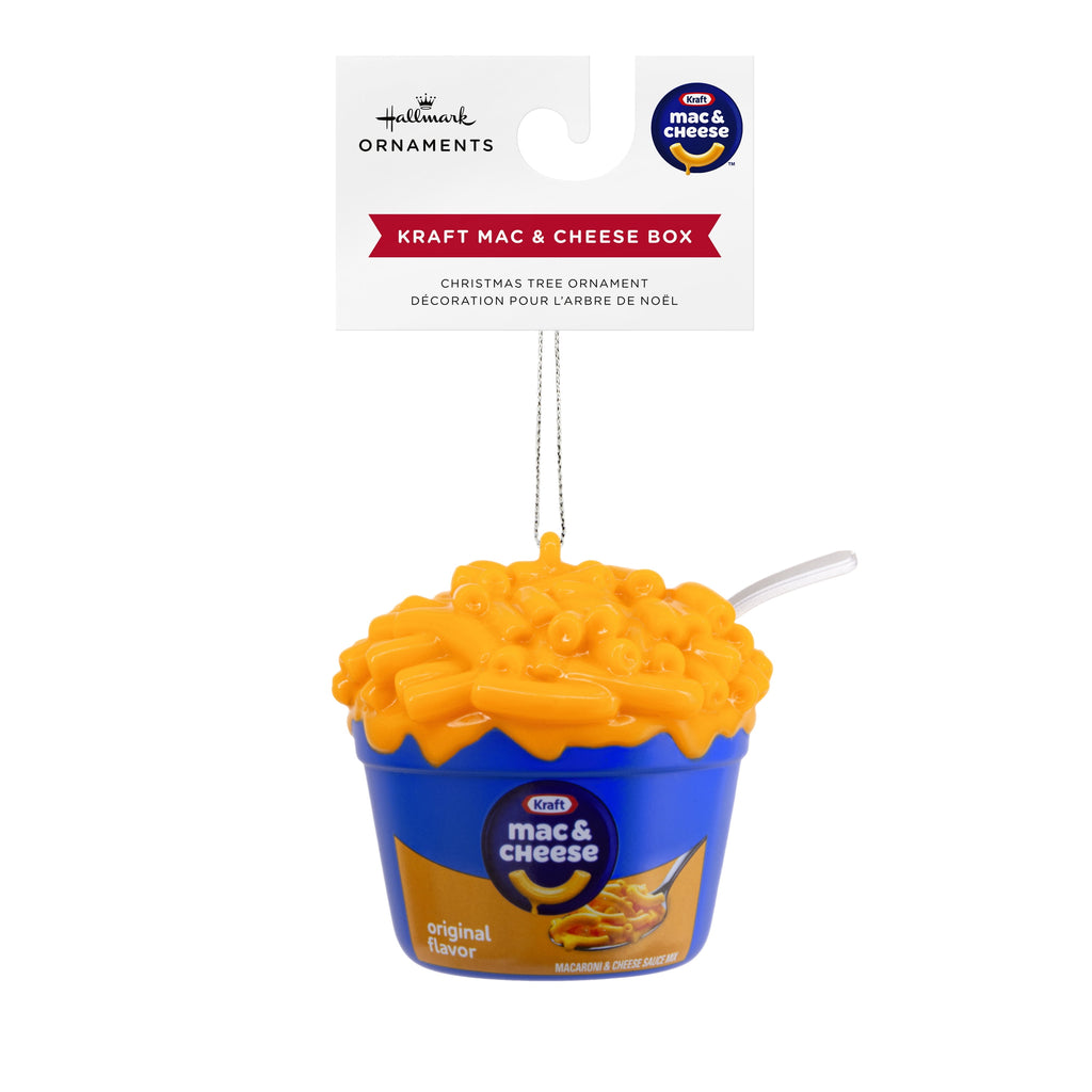 Hallmark Christmas Ornament (Kraft Mac & Cheese Cup, Shatterproof), 1 Count