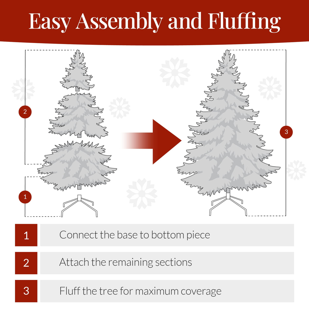 Best Choice Products 6ft Premium Hinged Artificial Christmas Pine Tree w/ 1,000 Tips, Metal Base
