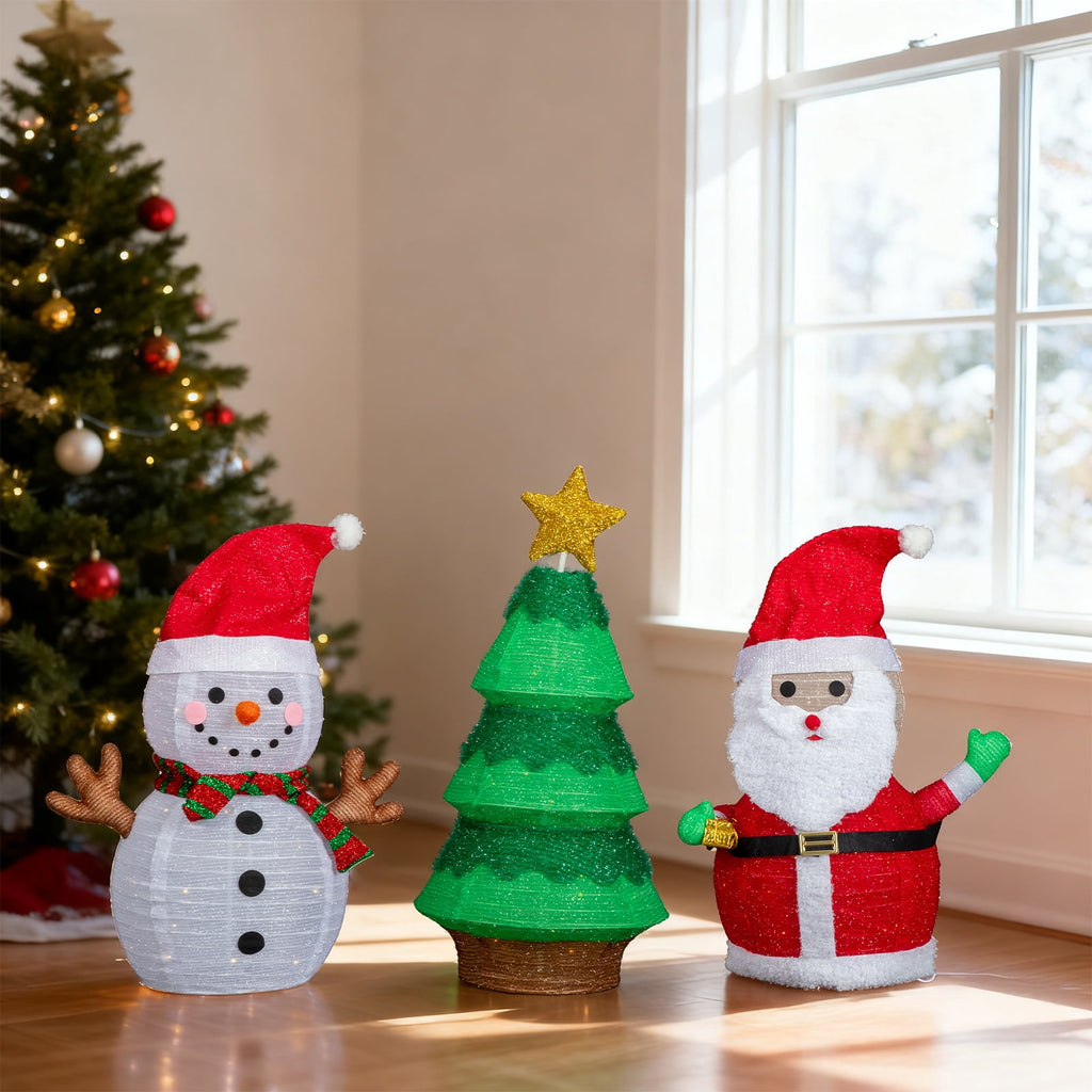 Ktaxon Penguin Christmas Lighted Outdoor Decoration for Holiday Lawn Garden Party