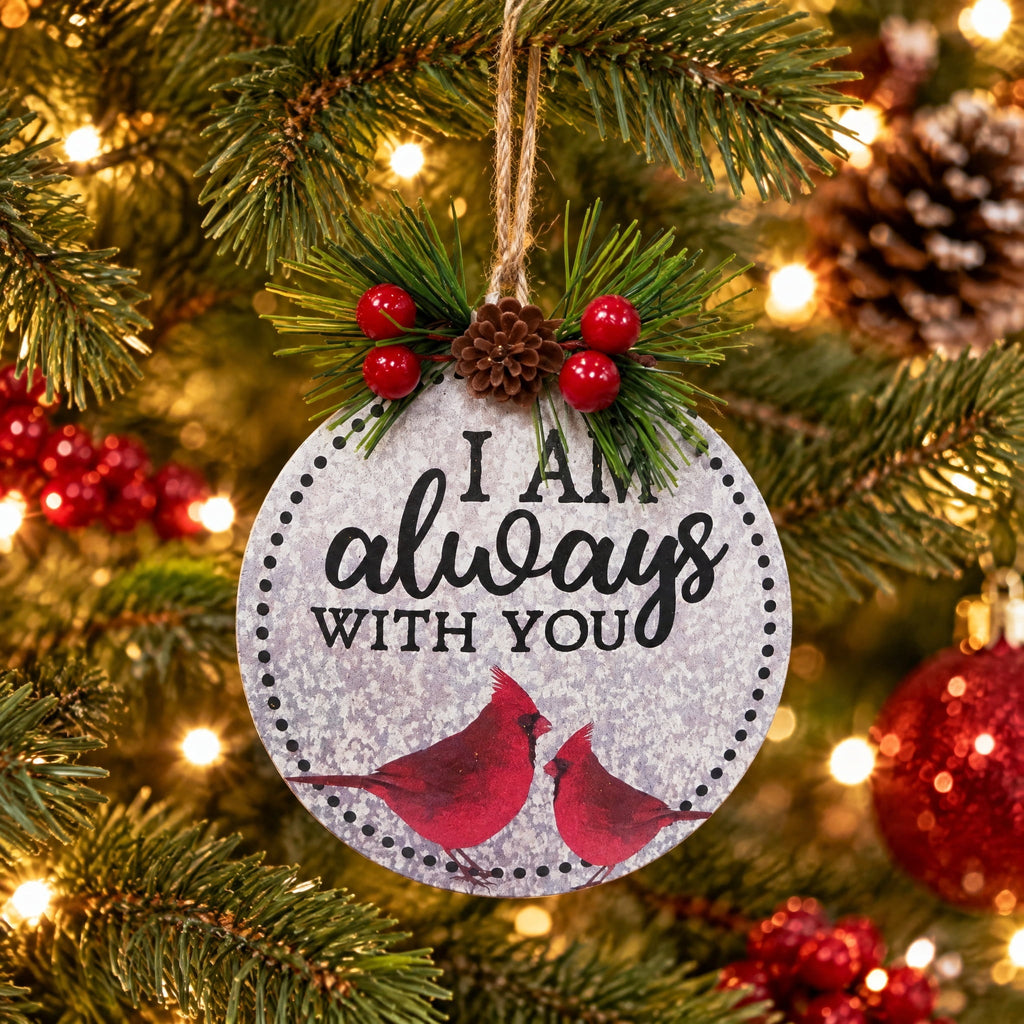 Multicolor I Am Always with You Christmas Ornament, 4", by Holiday Time