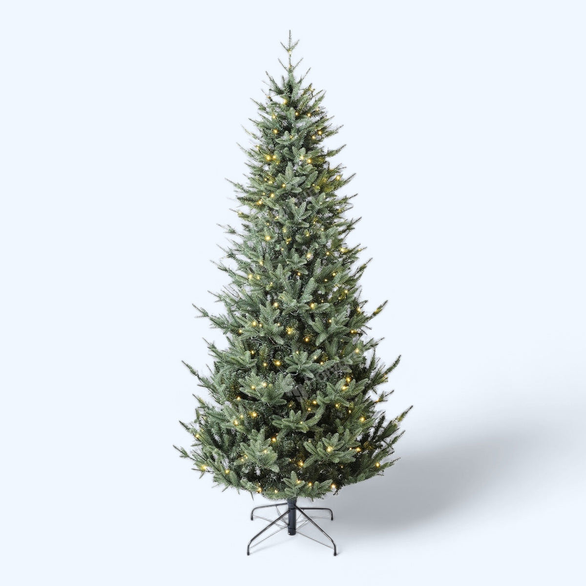 Good Tidings 7.5-Foot Pre-Lit Monroe Christmas Tree with 350 Warm White LED Lights