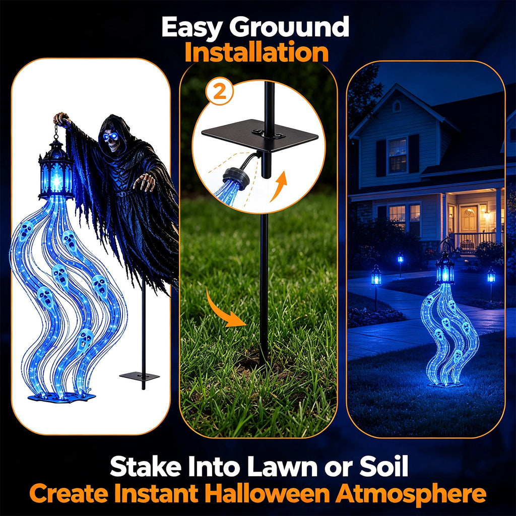 Clearance! Solar Dragon Garden Statue Light, Dragon Solar Light Outdoor Decor, Fantasy Dragon Lamp with LED Glow, Solar Powered Garden Statue for Yard Patio Lawn Pathway Halloween Garden Decor