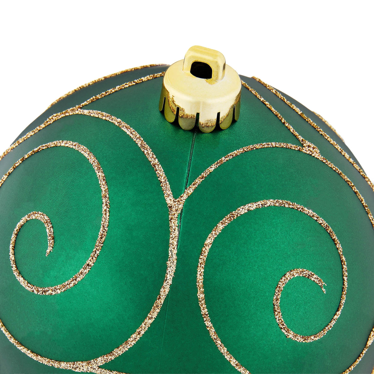 4-Count Champagne and Cream Ball Shatterproof Christmas Ornaments, 6", by Holiday Time