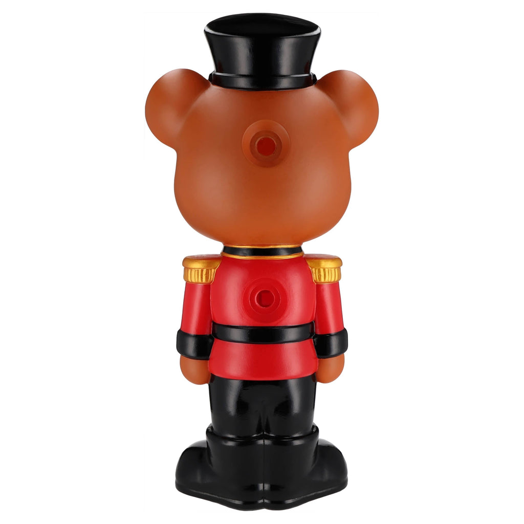 Lighted Blow Mold Bear Soldier Indoor/Outdoor Christmas Decoration, Multicolor, 32", by Holiday Time
