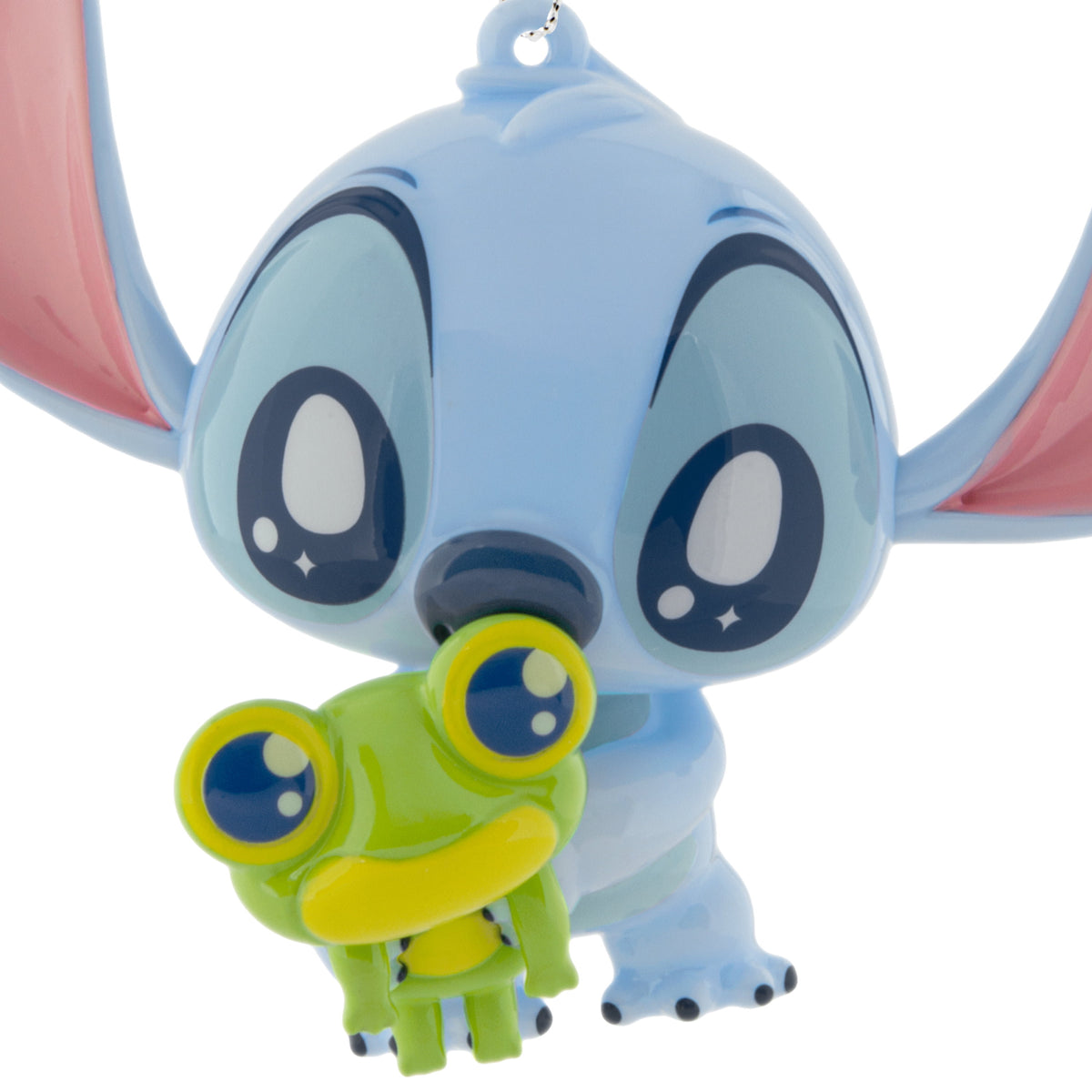 Hallmark Christmas Ornament (Disney Stitch With Frog, Shatterprf), 1 Count
