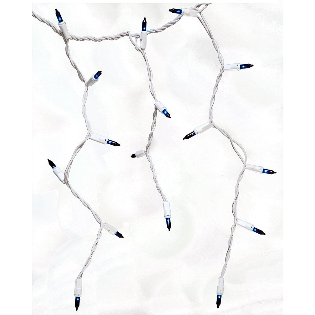 Holiday Wonderland Christmas Icicle Lights Set, Blue