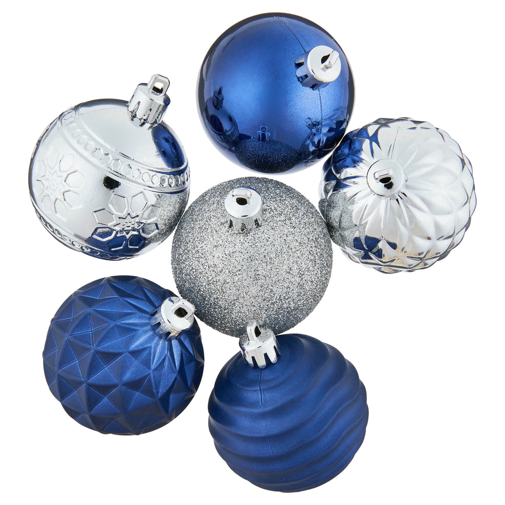 24-Count Red/Green/Gold Ball Shatterproof Christmas Ornaments, 2.8", by Holiday Time