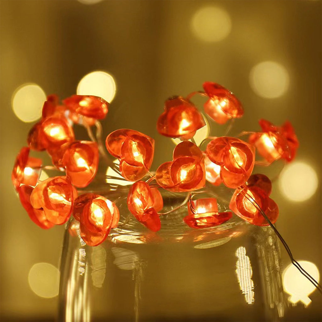 XGFHYJEH 10 LED 1.5M Valentine's Day Lights, Valentines Day Decorations Lights, Valentines String Lights, Valentine's Day Decor, Heart String Lights Red