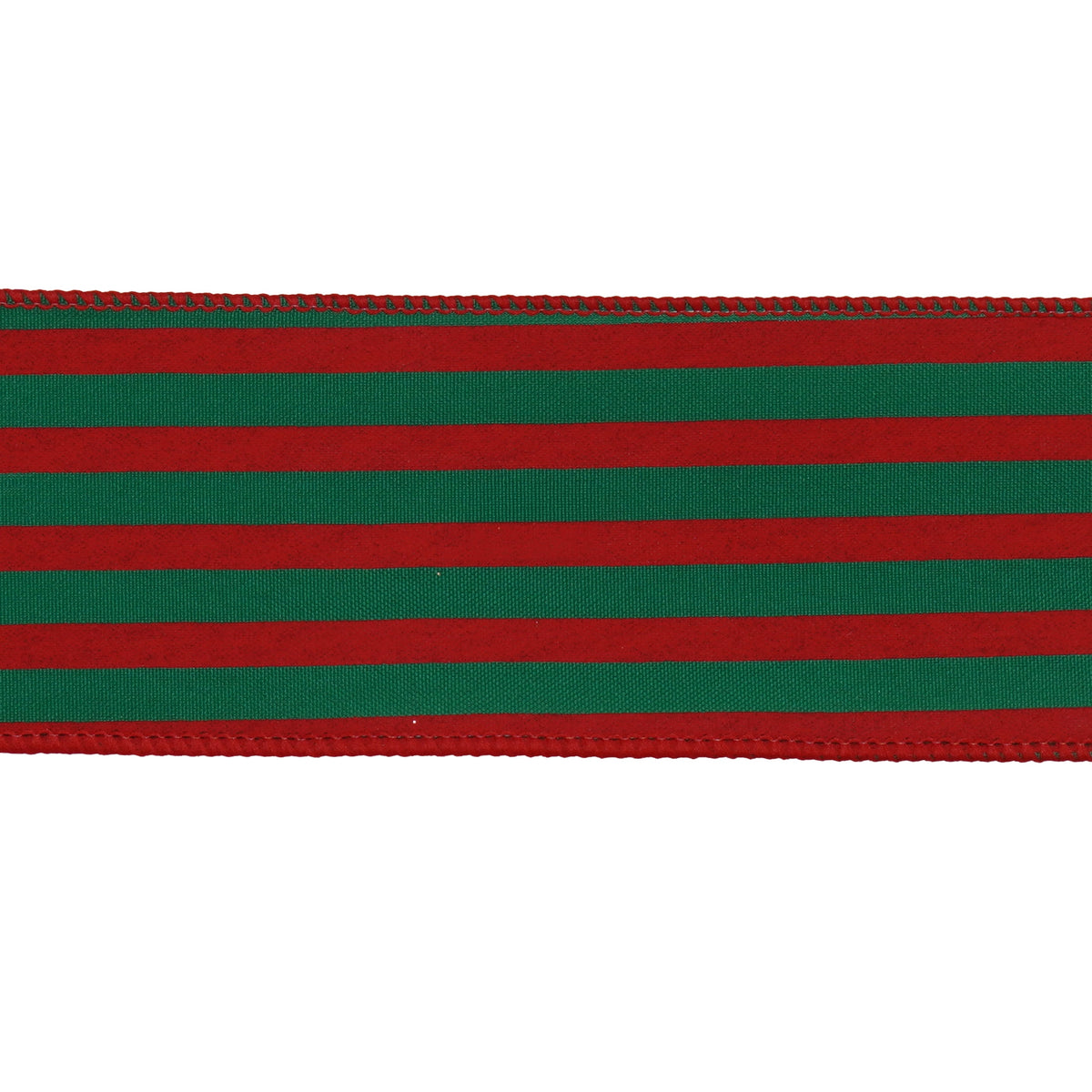Red and Green Striped Christmas Ribbon, 2.5" x 25', by Holiday Time