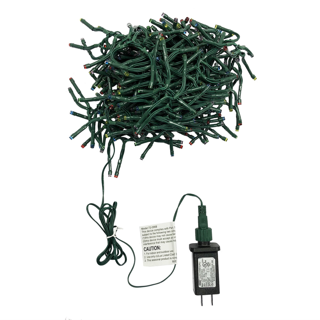 Indoor/Outdoor 400-Count LED Random Twinkle Cluster Christmas Garland Lights, Warm White, Green Wire, 9.8', by Holiday Time