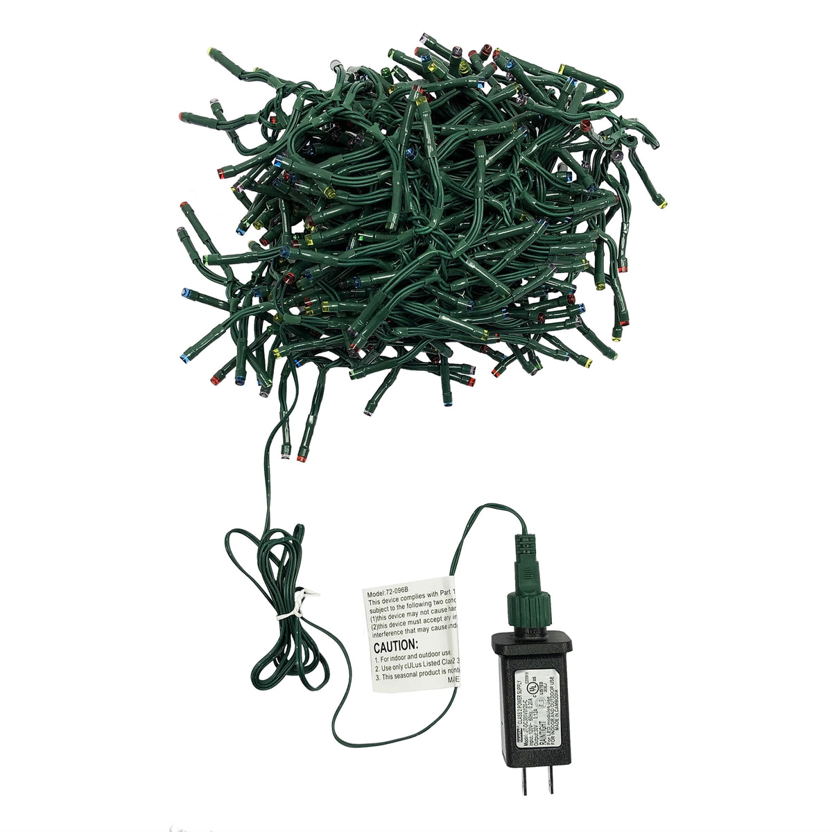 Indoor/Outdoor 400-Count LED Random Twinkle Cluster Christmas Garland Lights, Warm White, Green Wire, 9.8', by Holiday Time