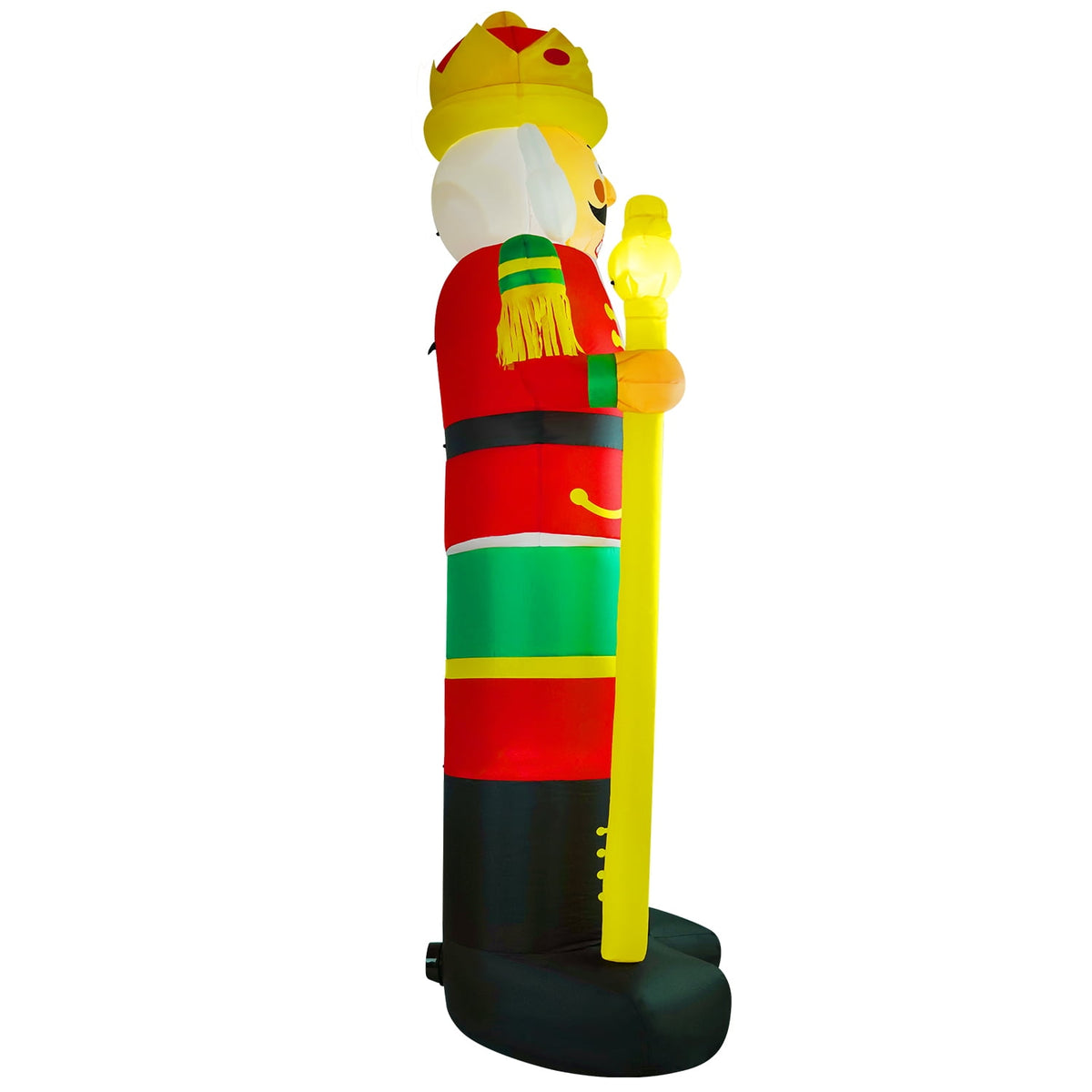 Yexmas 8FT Christmas Inflatable Nutcracker Soldier Blow Up Yard Decor with LED Light for Outdoor Christmas Party ,Garden and Lawn