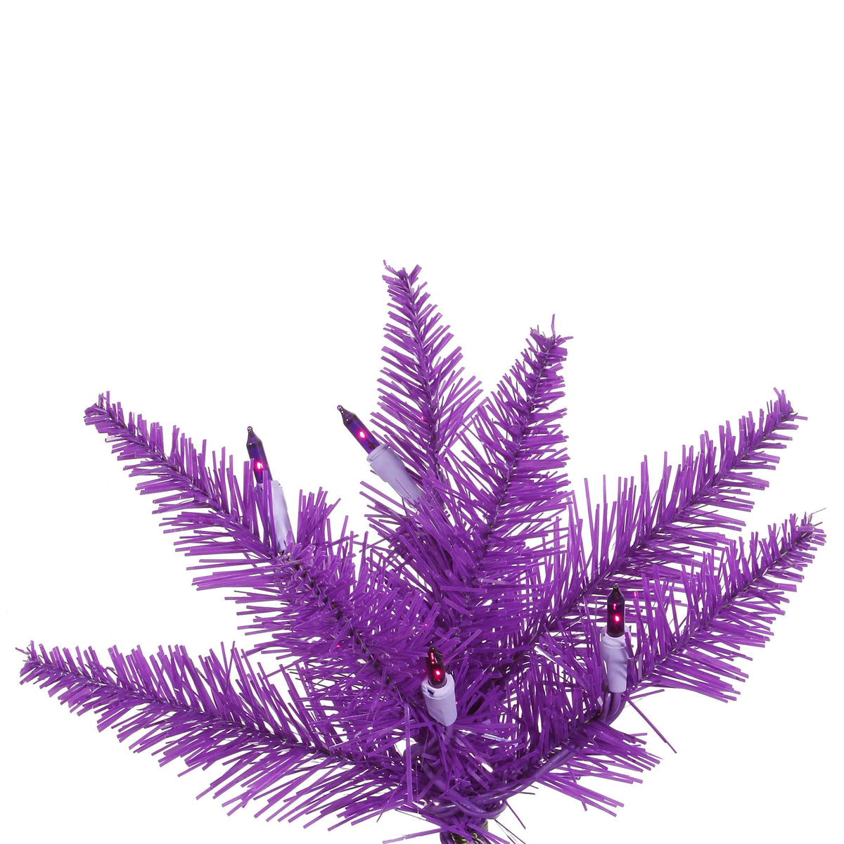 Vickerman 5.5' Purple Fir Slim Artificial Christmas Tree, Unlit