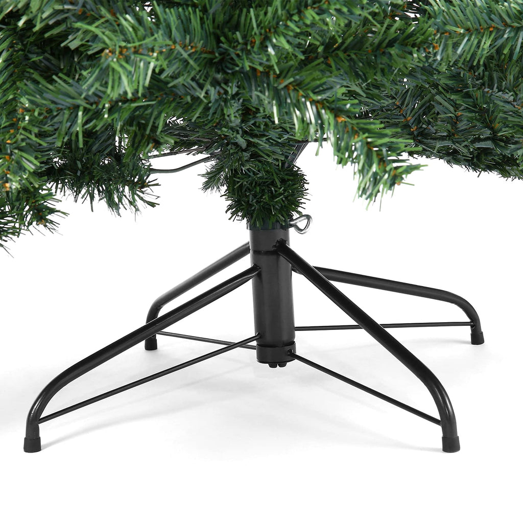 Legooin 6FT Pre lit 300 Multicolored LED Lights, Artificial Christmas Tree, Easy Assembly, 800 PVC Tips, Premium Hinged Green Spruce