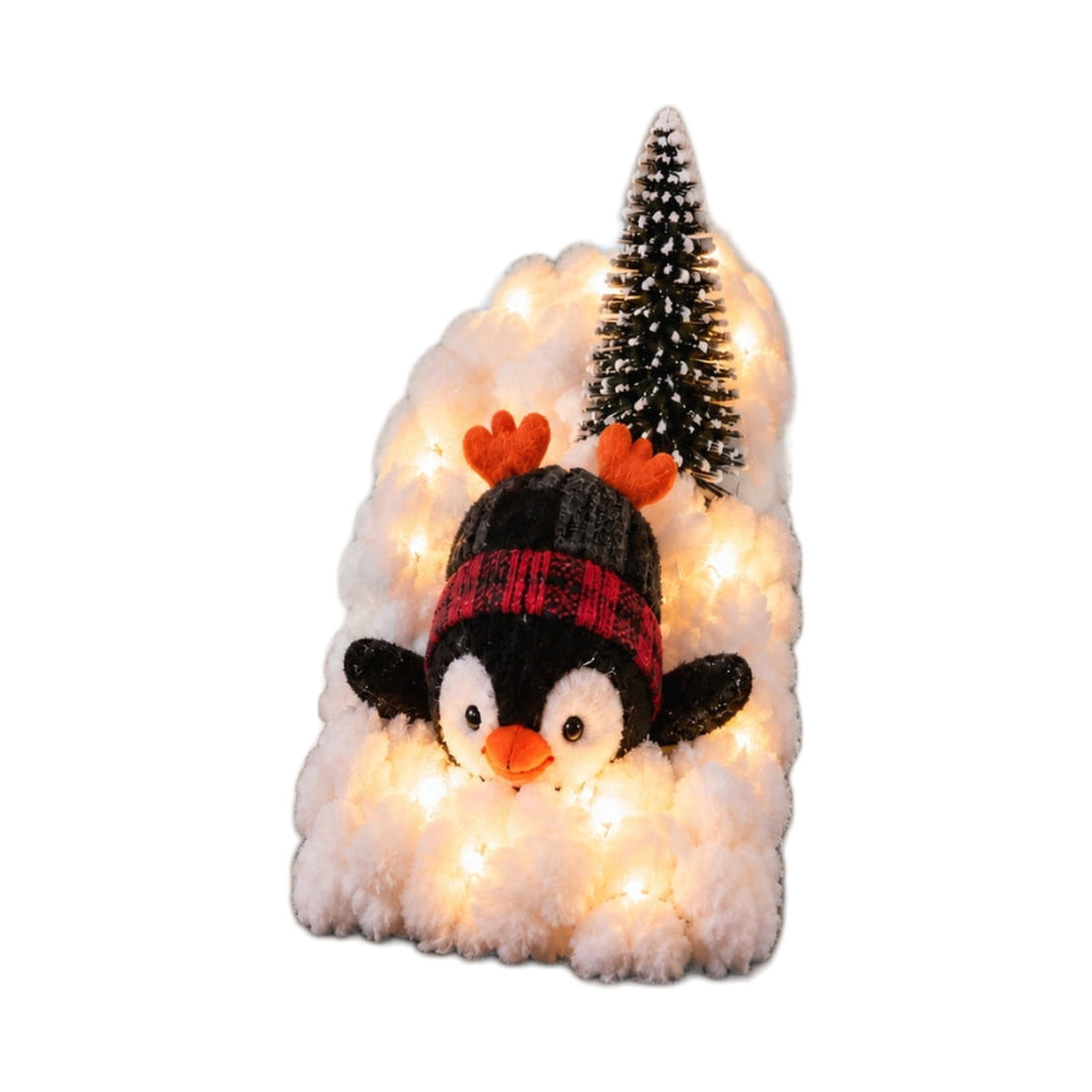 Snowman Magic Fountain, Flowing Snowflake LED Christmas Garden Light,Solar Power and Outdoor Garden Stake for Christmas Yard Decor