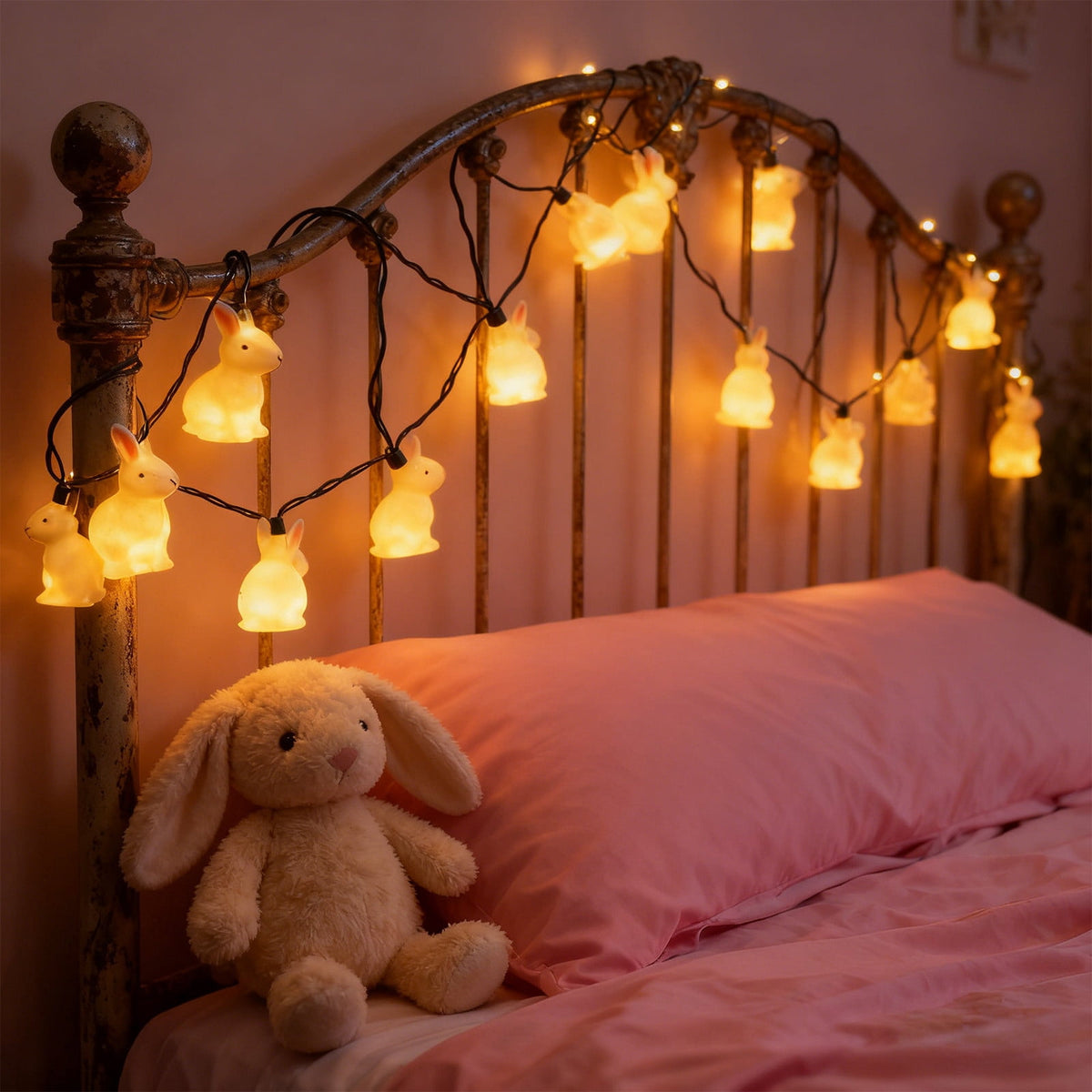 XGFHYJEH Easter Egg String Lights Easter Decor, 1.5M 10LED Easter Lights Colorful Battery Operated Fairy Lights for Indoor Home Holiday Party, Easter Light Decorative
