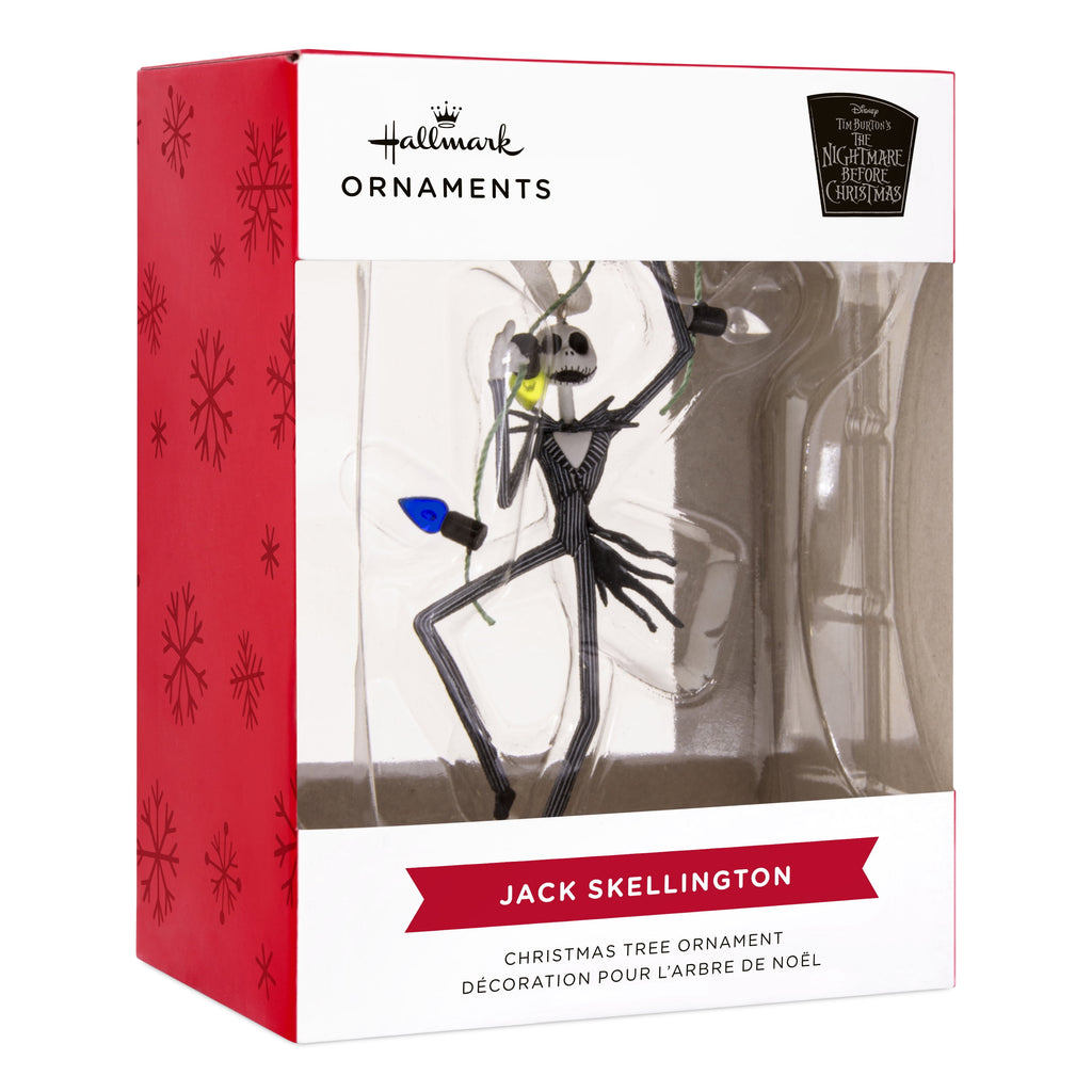 Hallmark Christmas Ornament (Disney Jack Skellington String Light), 1 Count