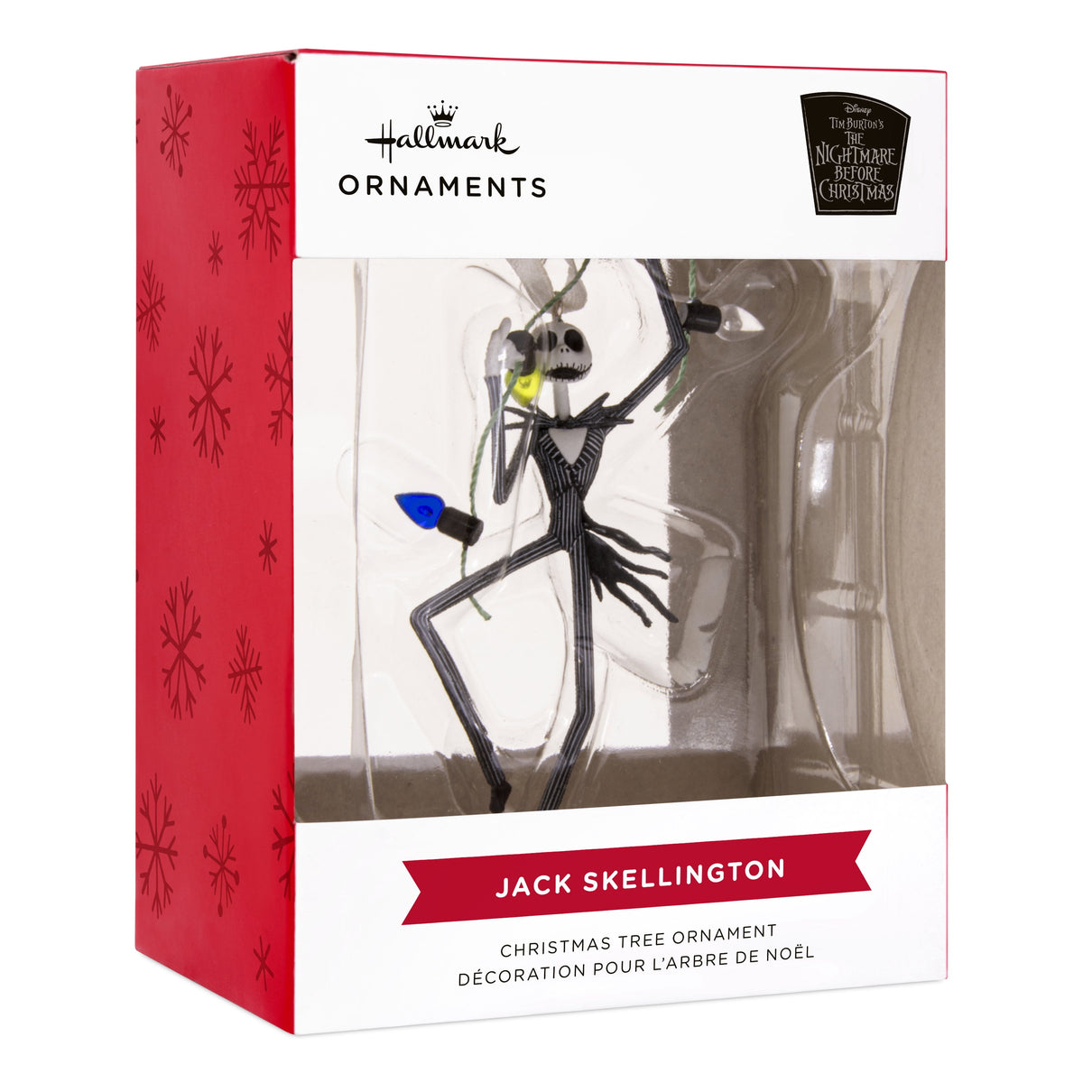 Hallmark Christmas Ornament (Disney Jack Skellington String Light), 1 Count